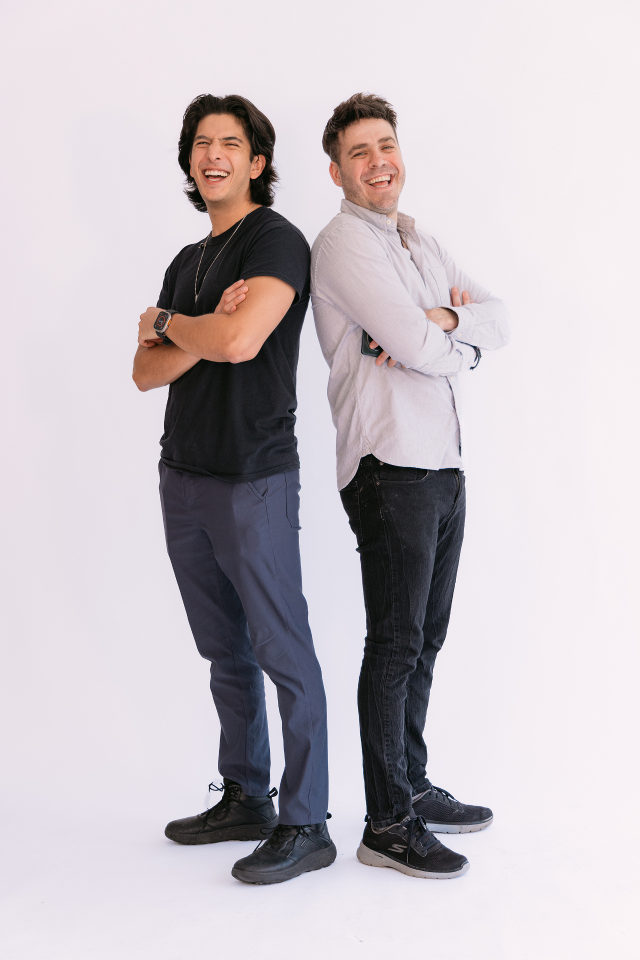 Andrés Neshudo y Jimmy, fundadores de REVO